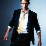 CORBATA BARCOS AMARILLO