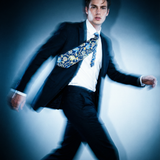 CORBATA JINETE AZUL