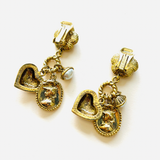 BOUCLES D'OREILLES CŒUR