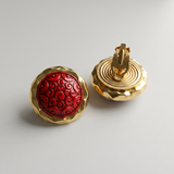 PENDIENTES AZIMA II ROJO