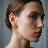 PENDIENTES KALINGER SENDA AMARILLO