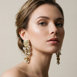 BOUCLES D'OREILLES AYLA BLANC