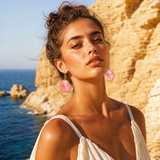 PENDIENTES ADDAYA ROSA