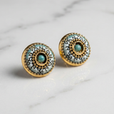BOUCLES D'OREILLES KHADY VERT