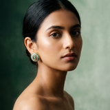 BOUCLES D'OREILLES KHADY VERT