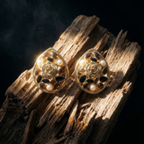 BOUCLES D'OREILLES SARA MARRON