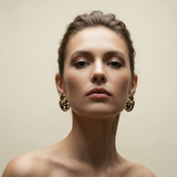BOUCLES D'OREILLES SARA MARRON