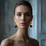 PENDIENTES NEBA AZUL