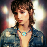 LIA BLUE NECKLACE