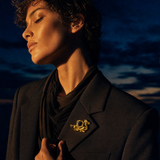 BROCHE CAMEL AZUL (Pieza única)