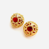 PENDIENTES EMELLE LES BERNARD VO ROJO (Pieza única)