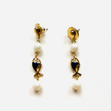 PENDIENTES RYBA D'ORLAN AZUL