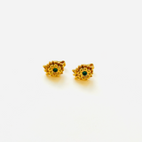 PENDIENTES IXIA D'ORLAN VERDE