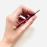 BOLÍGRAFO JASPEADO ROJO