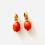 KIARA SMALL ORANGE EARRINGS