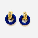 BOUCLES D'OREILLES VERA VIOLET RAYÉES