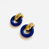 BOUCLES D'OREILLES VERA VIOLET RAYÉES