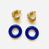 BOUCLES D'OREILLES VERA VIOLET RAYÉES
