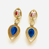 PENDIENTES MELCA GRANATE