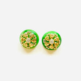 BOUCLES D'OREILLES CASEY VERT