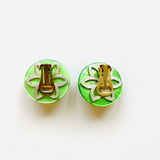 BOUCLES D'OREILLES CASEY VERT
