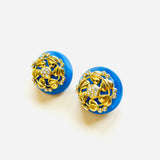 BOUCLES D'OREILLES CASEY BLEU