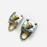 BOUCLES D'OREILLES NALA II ARGENTÉES