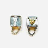 BOUCLES D'OREILLES NALA II ARGENTÉES