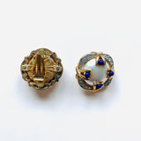 BOUCLES D'OREILLES NEFER BLEUES
