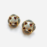 BOUCLES D'OREILLES NEFER ROUGE