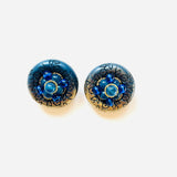 BOUCLES D'OREILLES GHADA BLEUES