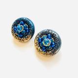 BOUCLES D'OREILLES GHADA BLEUES