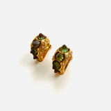 BOUCLES D'OREILLES TEIDE VERTES