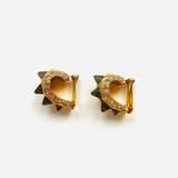 BOUCLES D'OREILLES TEIDE VERTES