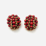 PENDIENTES FADILA ROJO (Pieza única)