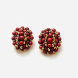 PENDIENTES FADILA ROJO (Pieza única)