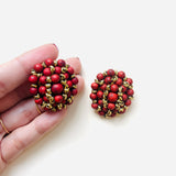 PENDIENTES FADILA ROJO (Pieza única)