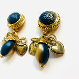 PENDIENTES DARA AZUL