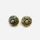 PENDIENTES DALIA DORADO (Pieza única)