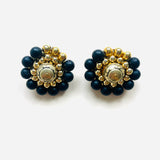 VELIA BLACK EARRINGS