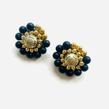 VELIA BLACK EARRINGS