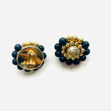 VELIA BLACK EARRINGS