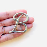 BROCHE B PLATA