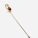 BROCHE PHOEBE ROUGE