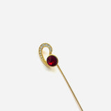 BROCHE PHOEBE ROUGE