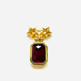 AKRA GARNET BROOCH