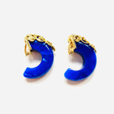 PENDIENTES HORN AZUL