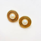 GOLD BLOUNT EARRINGS