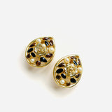 BOUCLES D'OREILLES SARA MARRON